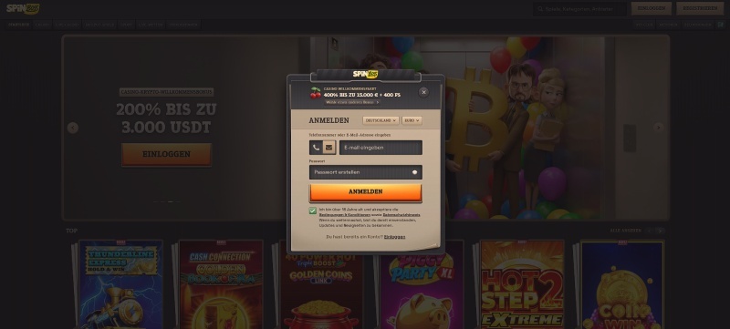 Registrierung im Online Casino ohne OASIS ohne Sperrdatei-Abgleich